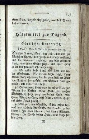 Hülfsmittel zur Tugend.