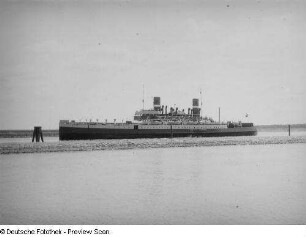 Rostock, Eisenbahnfährdampfer Prinsesse Alexandrine