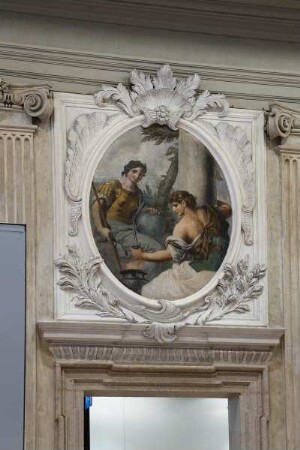 Supraporten mit Allegorien — Costanza und Providenza