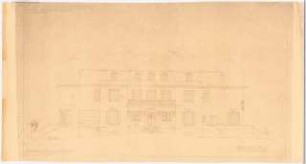Garten Schmidt, Fröndenberg: Haus auf dem Hirschberg in Fröndenberg: Ansicht 1:50