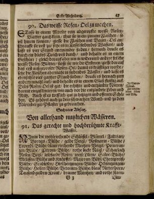 Sechster Absatz. Von allerhand nutzlichen Wässeren