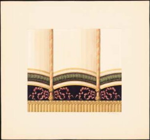 Dekorationsstudien: Detail eines Deckenfeldes