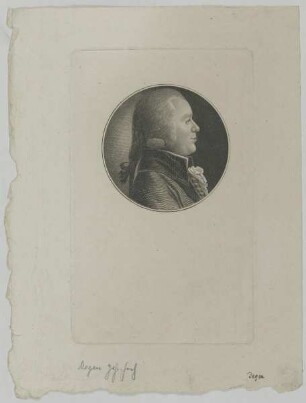 Bildnis des Johann Friedrich Degen
