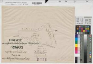 Voßwinkel (Arnsberg), Wimbern (Wickede), Servitutbefreiung der Forstdistrikte des Bellingsener Berges, Bl.3 Reinkarte (2 Ex.) Sondern