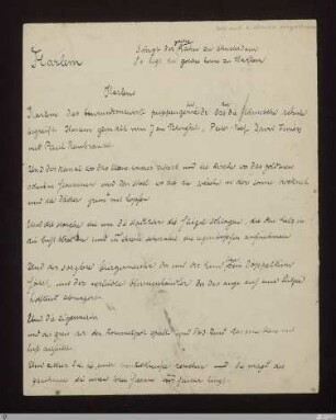 Harlem : [SW XVII: H2, NLB]; [SW XVII, S. 80/128; NLB, S. 195-196]