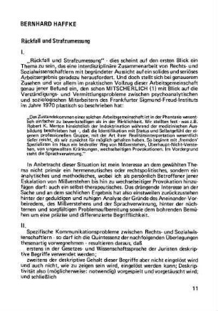 11-26, Rückfall und Strafzumessung