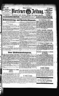 Viersener Zeitung : aelteste Zeitung des Dreistädtegebietes, verbunden mit der "Wacht" in Dülken und Süchteln