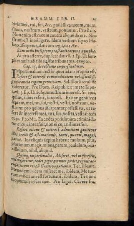 Cap. 15, de rectione impersonalium.
