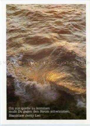 Postkarte mit Spruch