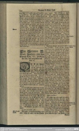 Ein Sermon D. Mart. Lutheri, uber den Spruch Röm. VIII. Ist Gott für uns, wer mag wider uns sein? etc.