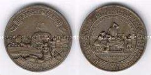 Halle, Medaille auf die Teuerung 1846/47