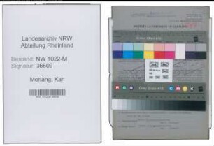 Entnazifizierung Karl Morlang , geb. 04.12.1898 (Bahnbeamter)