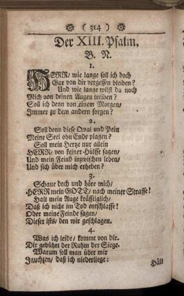 Der XXIII. Psalm. - Der CXLIII. Psalm.