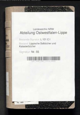 Salbuch der ehem. Vogtei Falkenberg von 1854, Bd. 1