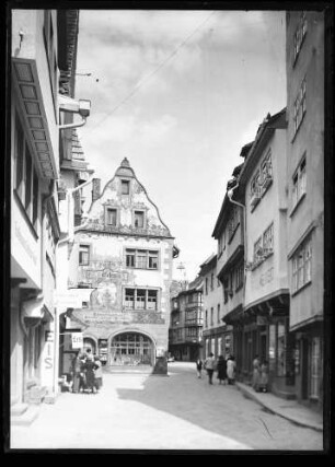 Brückengasse mit Götzelmann´schem Haus Richtung Marktplatz