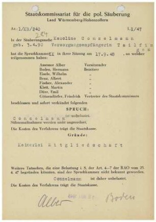 Conzelmann, Karoline