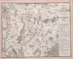 WHK 32 Krieg mit Frankreich 1792-1805: Plan der Schlacht bei Austerlitz, 2. Dezember 1805