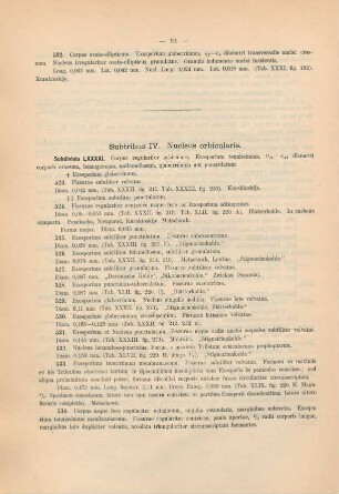 Subtribus IV. Nucleus orbicularis