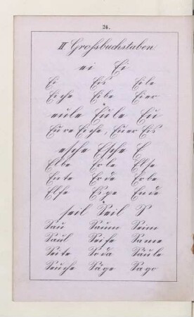 II. Großbuchstaben