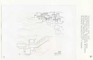 Archäologisches Institut Athen (Diplomarbeit bei Peter Poelzig): Wohnungen, Grundriss Dachaufsicht 1:200