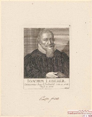 Joachim Lederer, Diakon bei St. Sebald