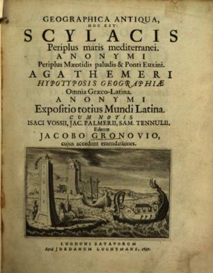 Geographica Antiqua, Hoc Est Scylacis Periplus maris mediterranei