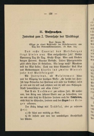 138-173, II. Ansprachen