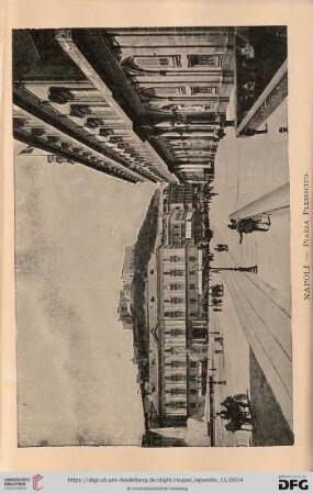 Napoli – Piazza Plebiscito. – Place Plebiscite. – Piazza Plebiscito. – Plebiscito Platz.