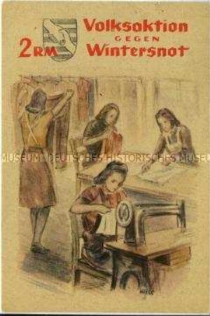 Postkarte der Volkssolidarität