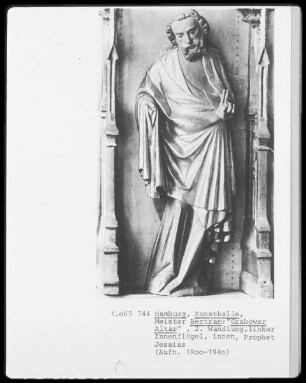Grabower Altar — linker Flügel, Innenseite: Heilige und Propheten — Jesaja