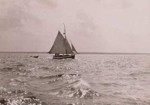 Ostsee, Segelkutter auf dem Stettiner Haff