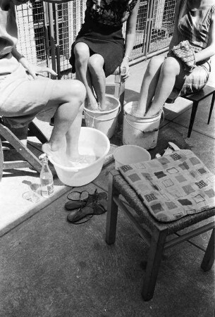 Abkühlung im heißen Sommer 1964.