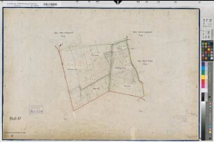 Drensteinfurt (Drensteinfurt), Flurbereinigung Drensteinfurt, Zuteilungskarte Herbern Flur 41