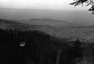 Schauinsland: Fernsicht ins Rheintal; von der Höhe