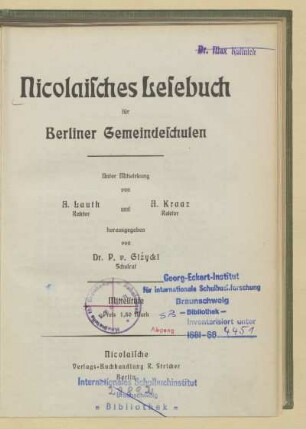 Mittelstufe, [Schülerband]: [Mittelstufe, [Schülerband]]