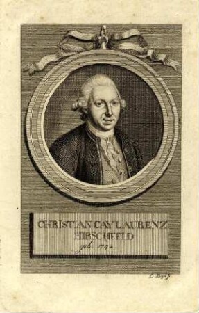 Bildnis von Christian Cay Lorenz Hirschfeld (1742-1792)