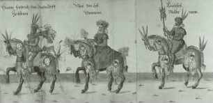 "Abriß und Verzeichnis aller Inventionenen und Aufzüge, welche an Fastnachten Anno 1609 im kurfürstl. Schlosse zu Dresden aufgeführt wurden."