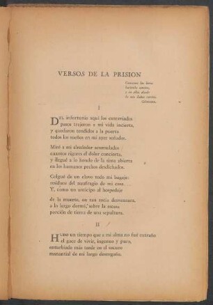 Versos de la prisión