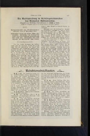 Die Rechtsprechung in Schiedsgerichtssachen des Deutschen Bühnenvereins