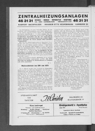 Weihnachtsfeier des EBV von 1875