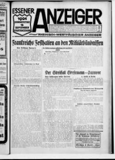 Essener Anzeiger. 1919-1940