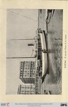 Napoli – Il piccolo Porto di S. Lucia – Le Petit Port de Sainte Lucie – The Little Port of S. Lucia – Der kleine Hafen von S. Lucia