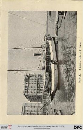 Napoli – Il piccolo Porto di S. Lucia – Le Petit Port de Sainte Lucie – The Little Port of S. Lucia – Der kleine Hafen von S. Lucia