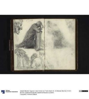 Figuren in der Kirche von Trient