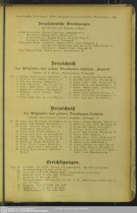 Bergakademische Vereinigungen