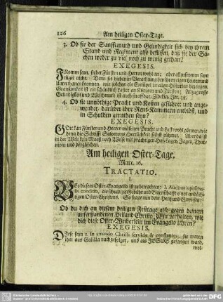 Am heiligen Oster-Tage. Marc. 16