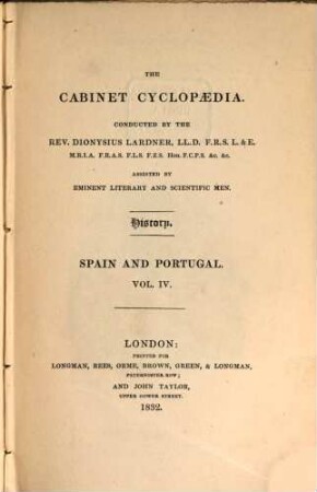 The history of Spain and Portugal, 4