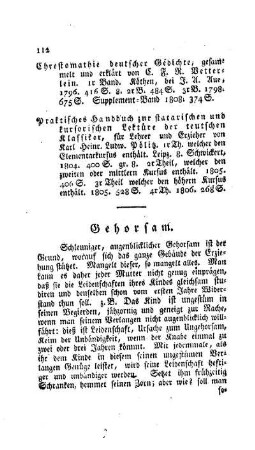 Gehorsam