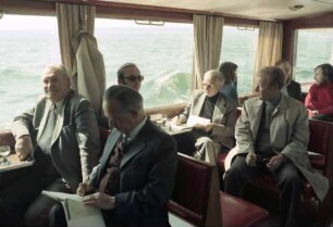 Gruppen auf dem Schiff