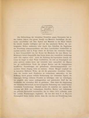 Die römische Grenzmark in Bayern